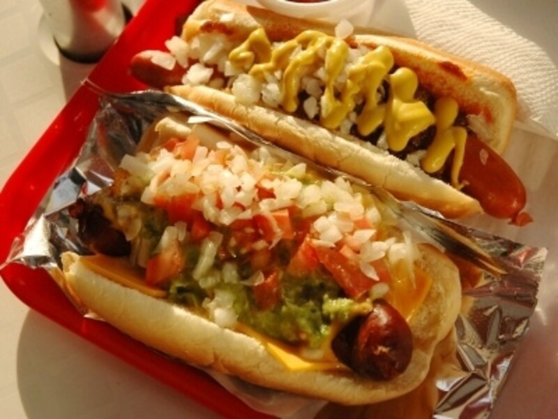 有名店のピンクスはメニューがたくさん