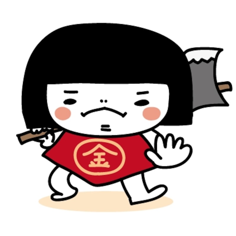 金太郎　こどもの日　イラスト　カラー　かわいい