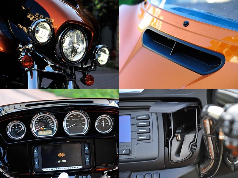 フロント部分だけでもこの重装備