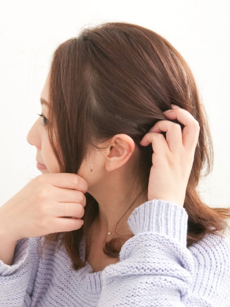 透け感が残る量にする