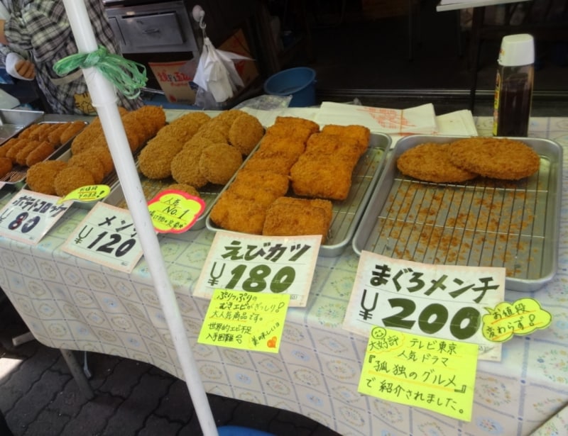 まぐろメンチは「孤独のグルメ」で紹介されたそうだ