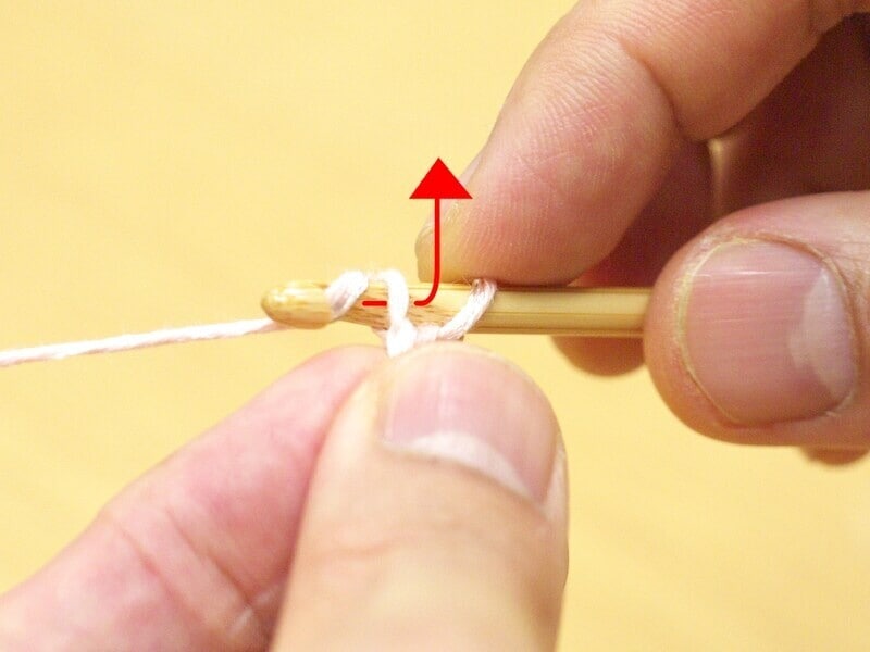 1ループ引き抜く