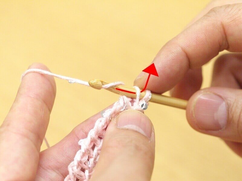 1ループ引き抜く