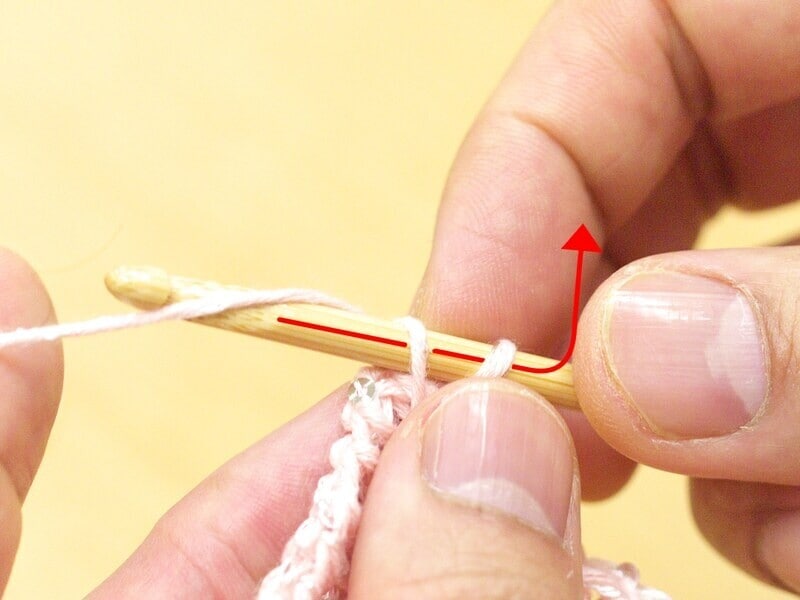 2ループ引き抜く