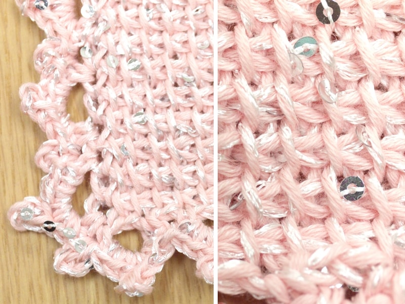 程よい厚みの出るアフガン編み