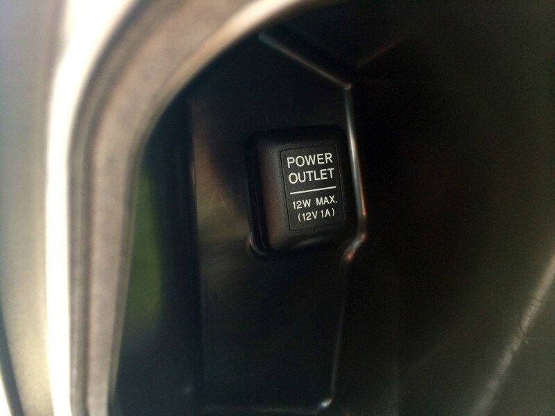 シガーソケット搭載