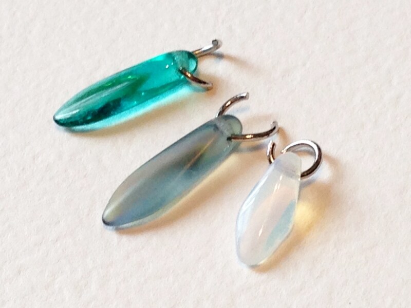 チェーンとダガービーズのマルチネックレス