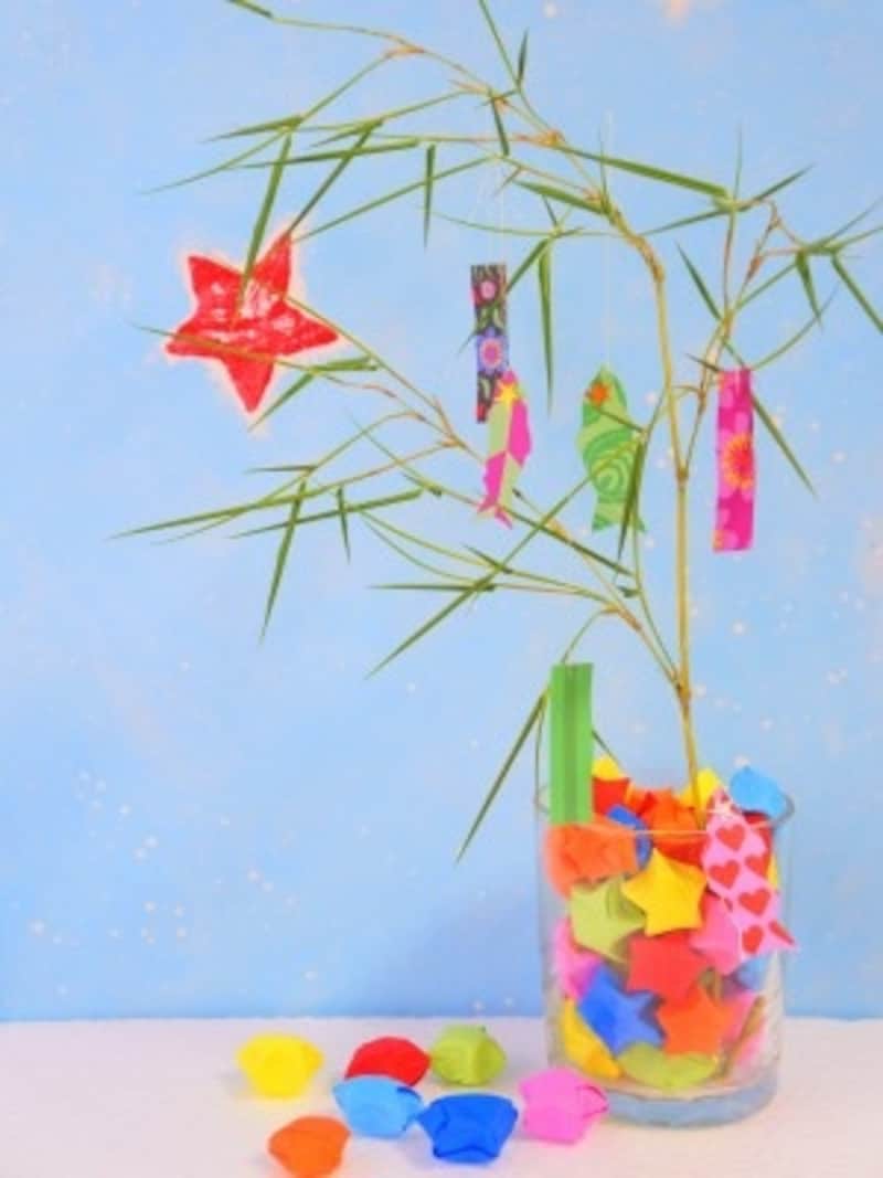 ラッキースターをグラスに入れる。