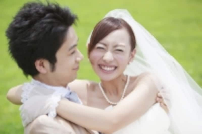 結婚式の二人