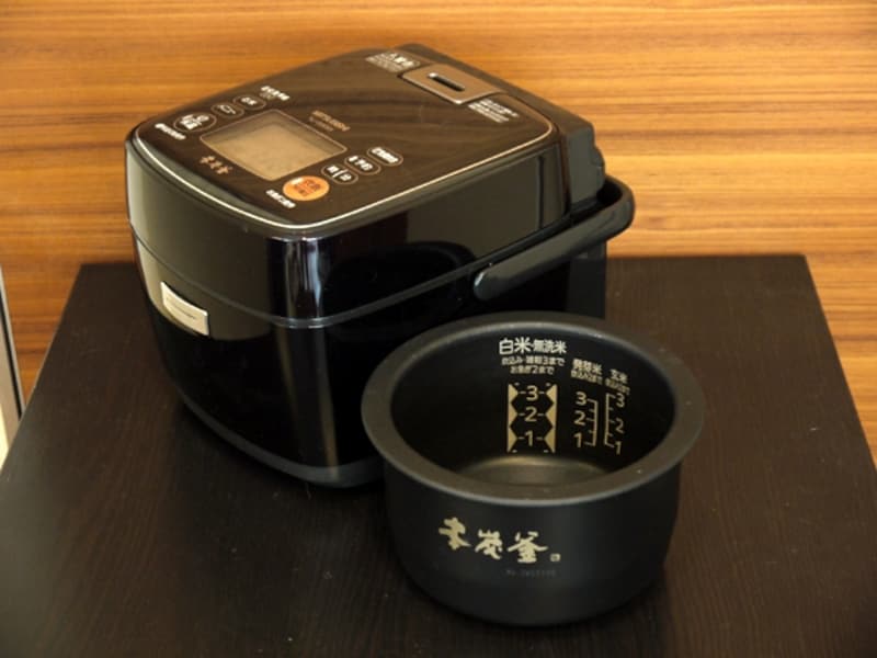 商品画像：三菱 IHジャー炊飯器 MITSUBISHI 本炭釜 NJ-SW065-K - 炊飯器 3