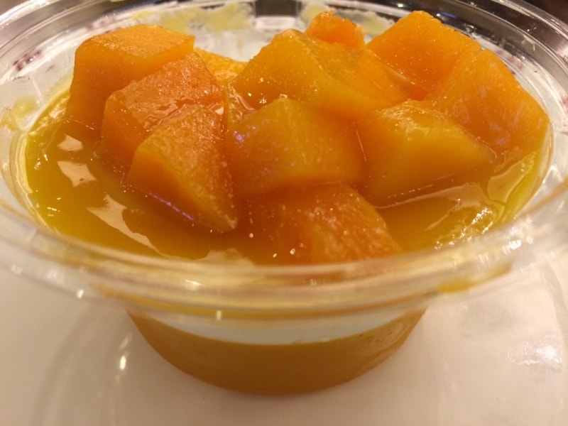 マンゴーとアーモンドミルクのスイーツ 159kcal