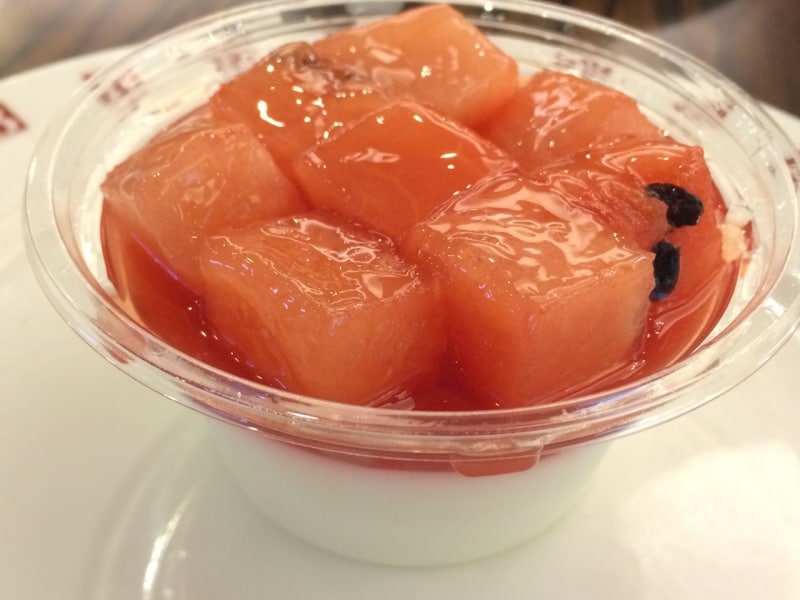 すいかの杏仁豆腐 158kcal