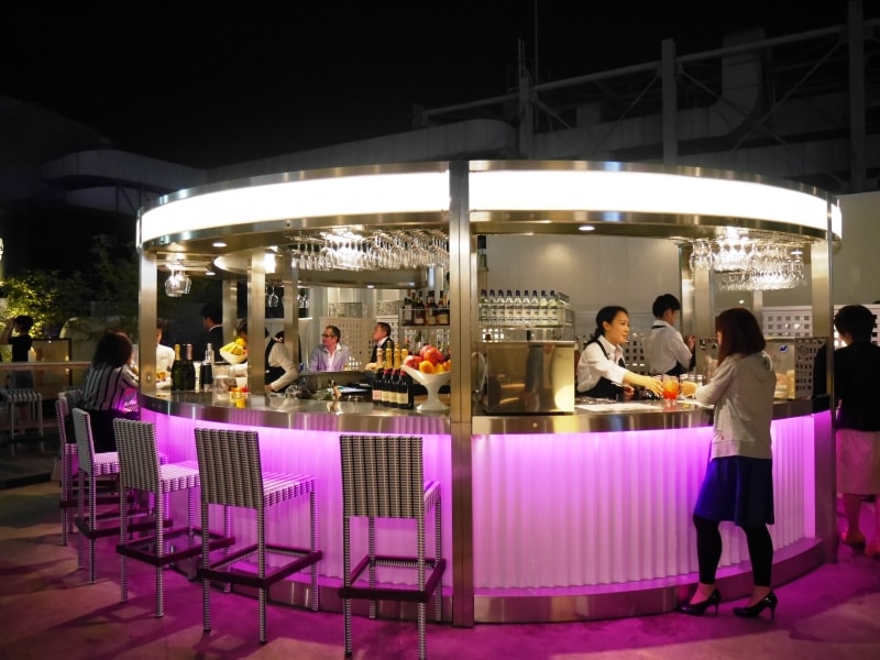 ドリンクをオーダーするスペース