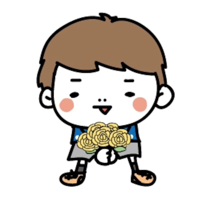 男の子　父の日　イラスト　カラー　かわいい