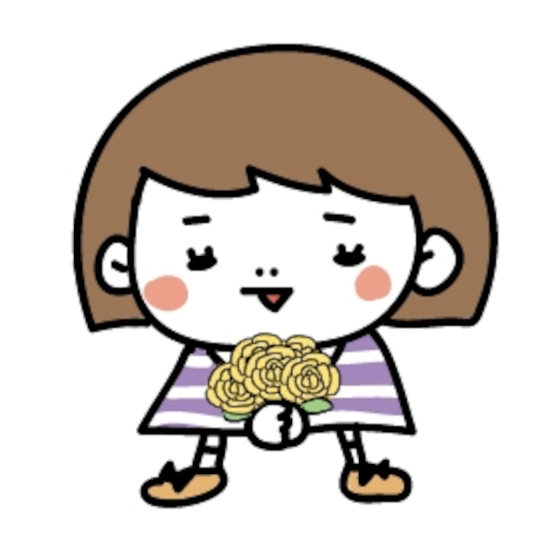 女の子　父の日　イラスト　カラー　かわいい