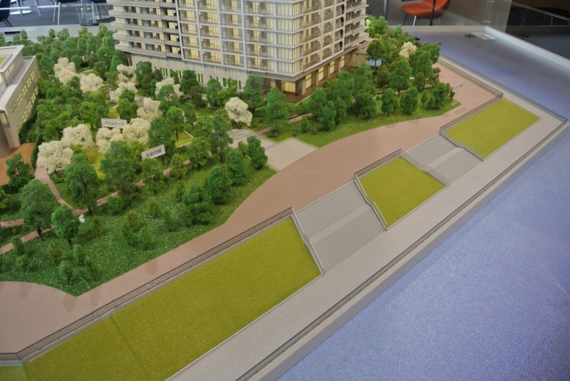 ベイズundefinedタワー＆ガーデンの完成予想模型