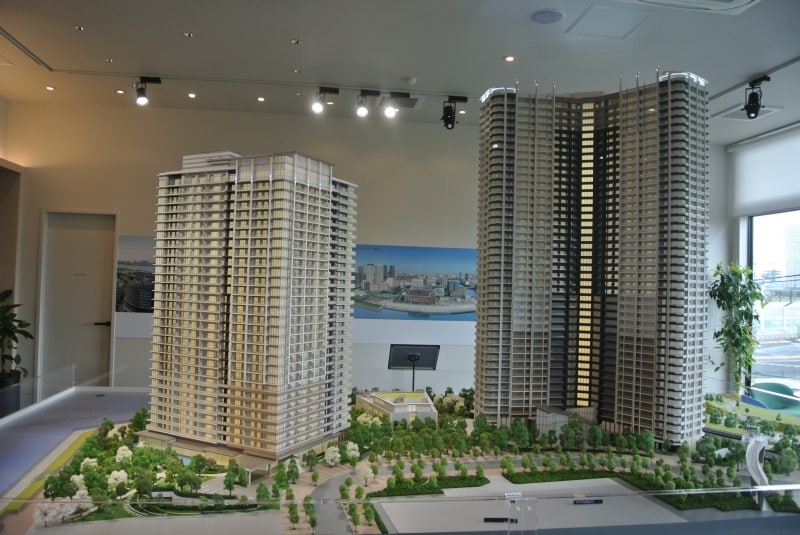 東京ワンダフルプロジェクトの完成予想模型