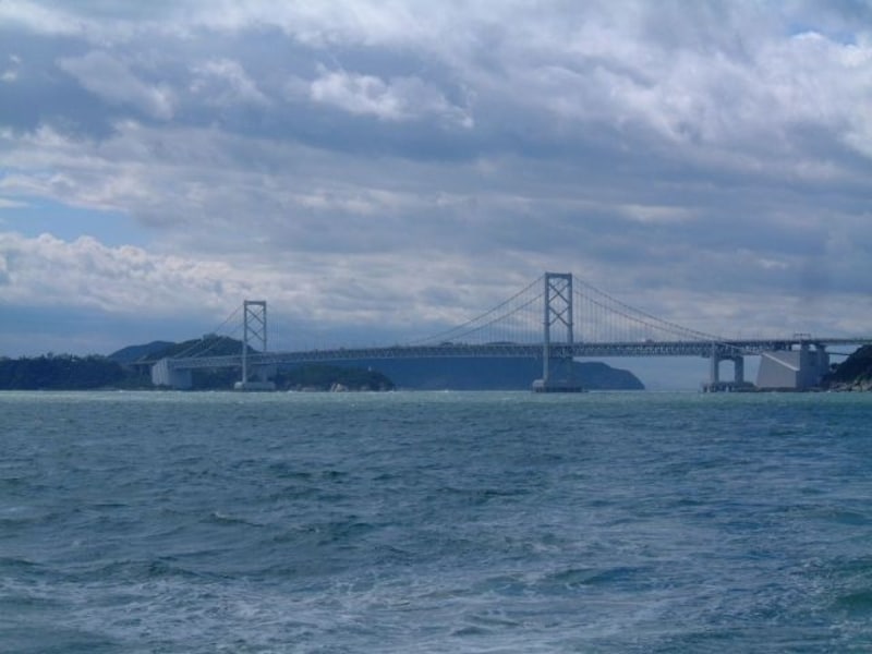 大鳴門橋(1)/うずしお観潮船「日本丸」より