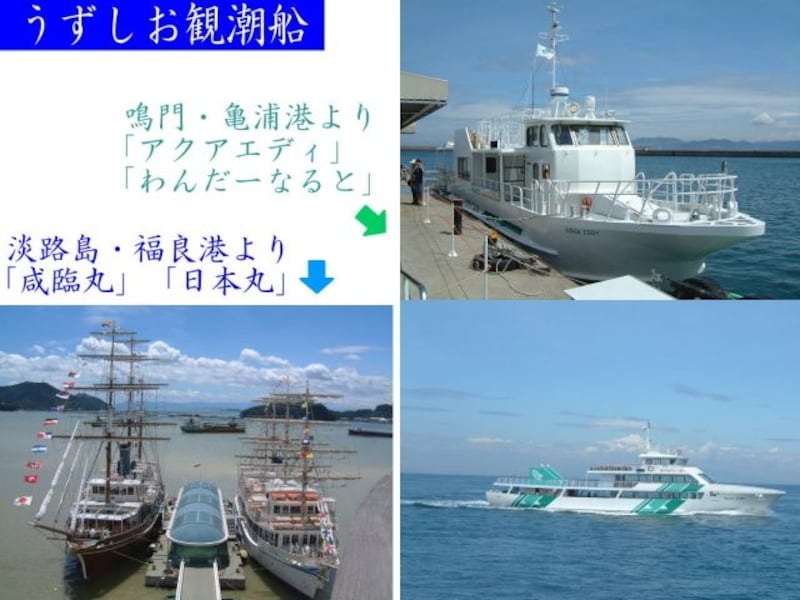 鳴門海峡のうずしお観潮船