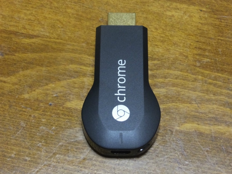 Chromecastの前面