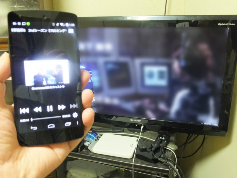 NTTドコモのdビデオで映画やドラマをテレビで見る