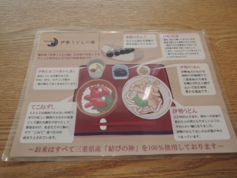 「伊勢うどんの膳」