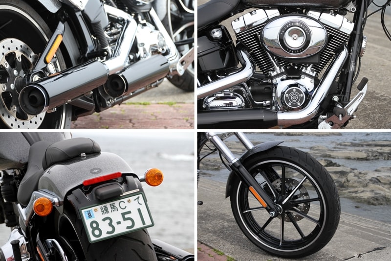 ツインカム96Bエンジンに240ミリ極太リアタイヤ、トミーガンエギゾーストと個性たっぷり!