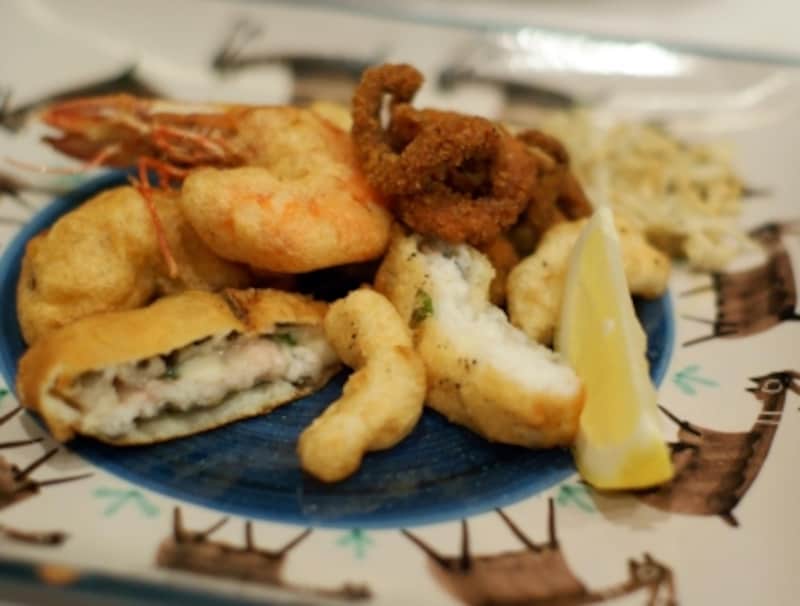 魚介類のフリットミスト