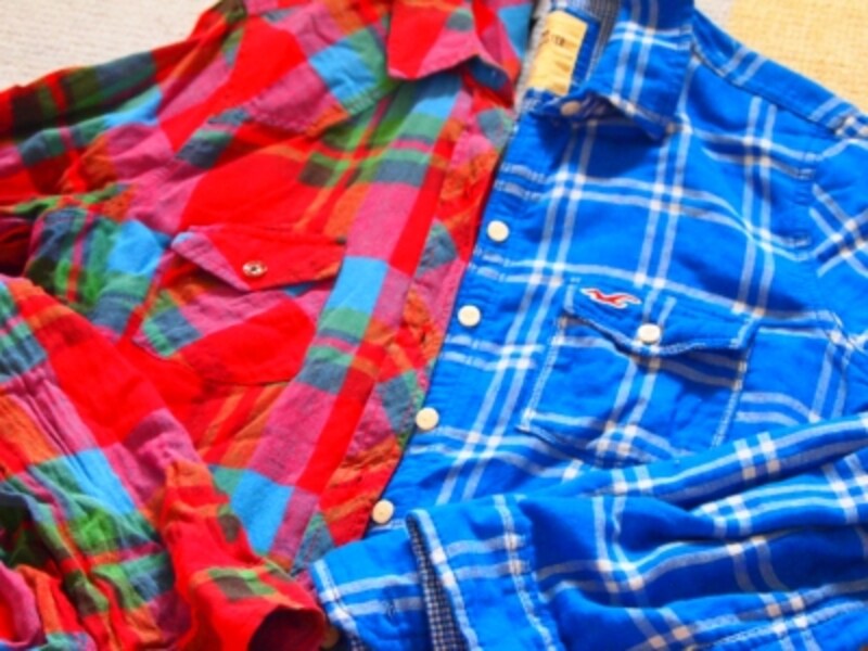 腰に巻いたり肩にかけたり差し色に