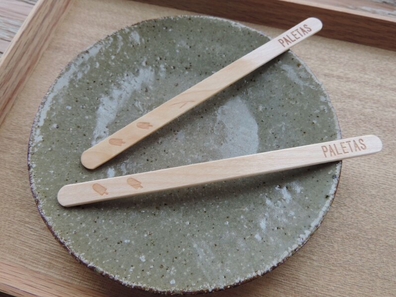 食べ終わった後の棒に注目!