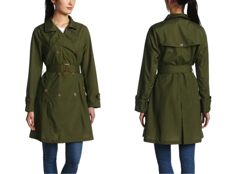 フログレット レインコート 無地 ショートトレンチコート／MOONBAT(ムーンバット)／Amazon.co.jp