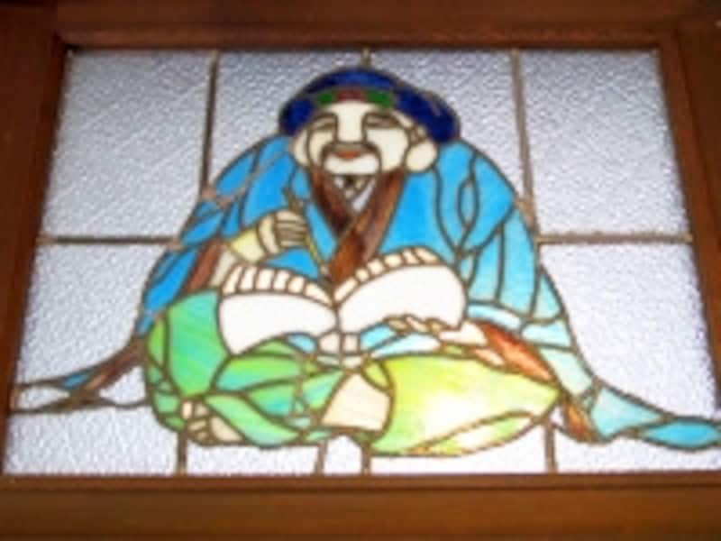 呉服店の装飾窓