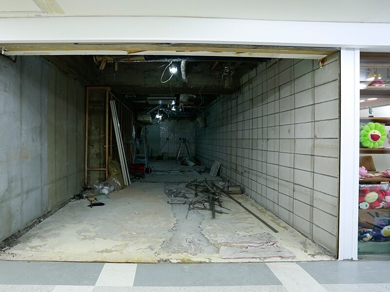 増床工事中 photo by Ikki Ogata