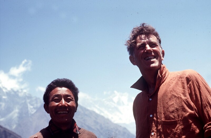 ヒラリーさんとノルゲイさんの写真