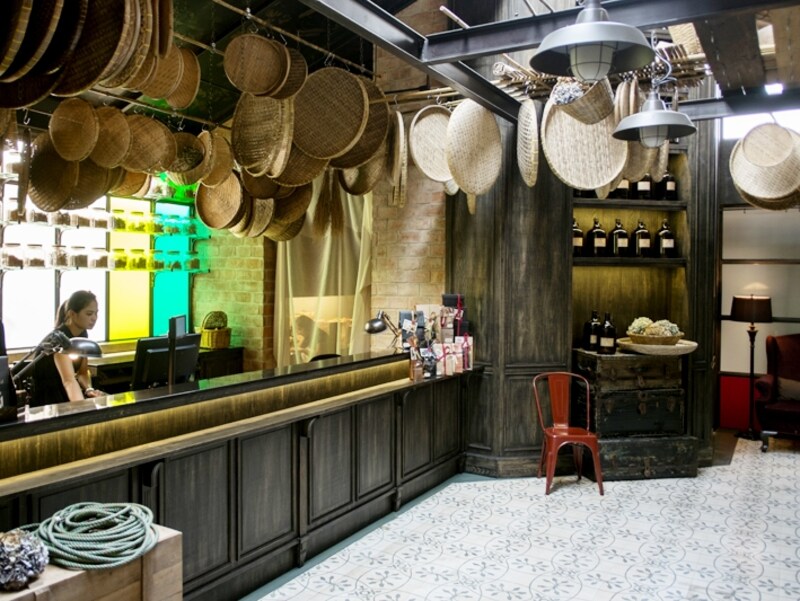 アジアっぽい籠も見せ方次第でお洒落に