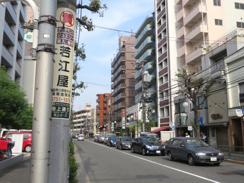池上通り沿いのマンション