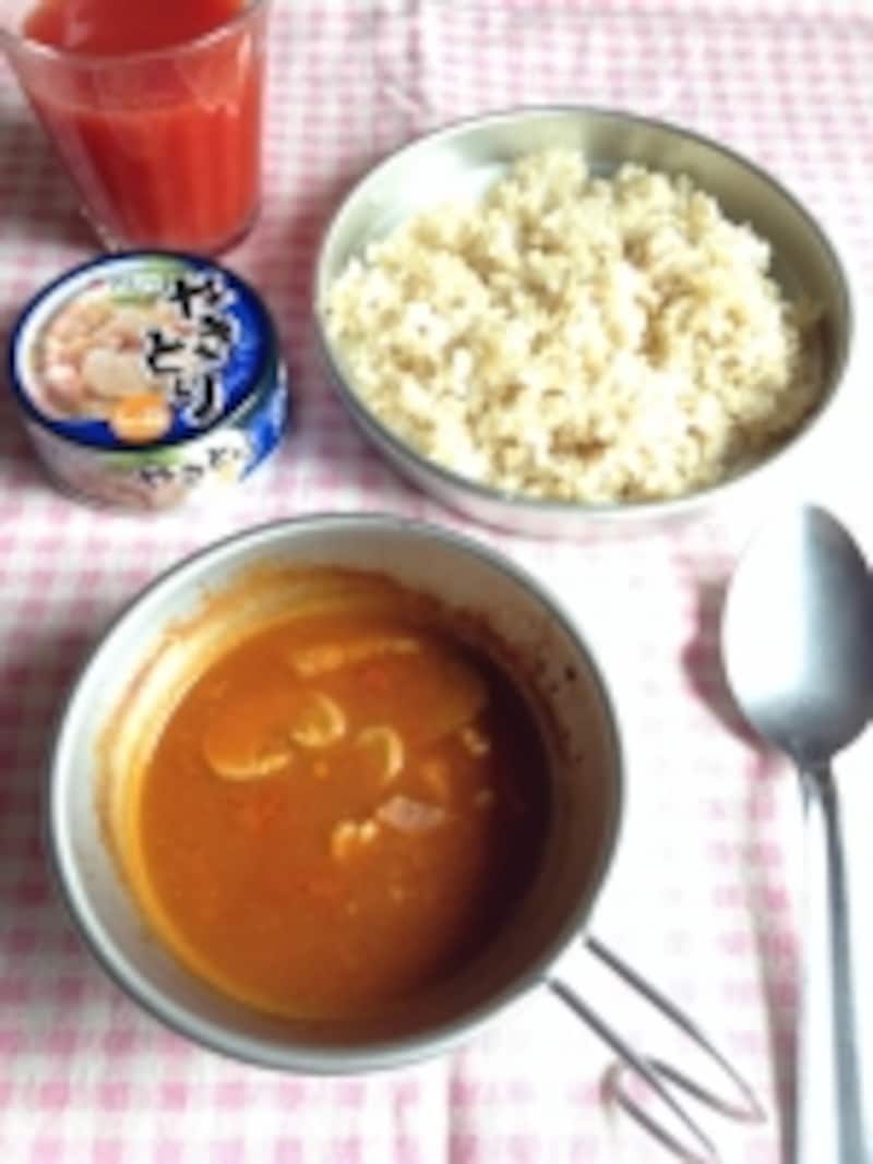 焼き鳥缶とトマトジュースでつくる本格カレー