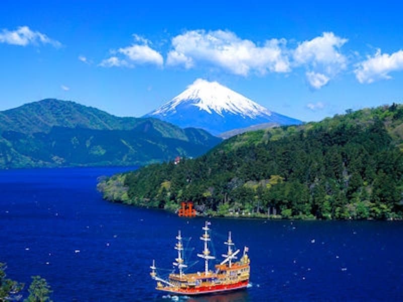 箱根「芦ノ湖と富士山」