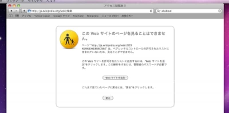 制限された例