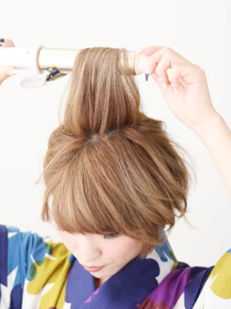 ボブ浴衣 シンプルで大人っぽい簡単アシメアレンジ 浴衣ヘアアレンジ All About