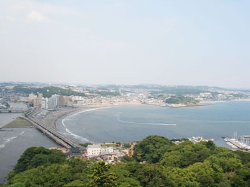 展望デッキより対岸を望む