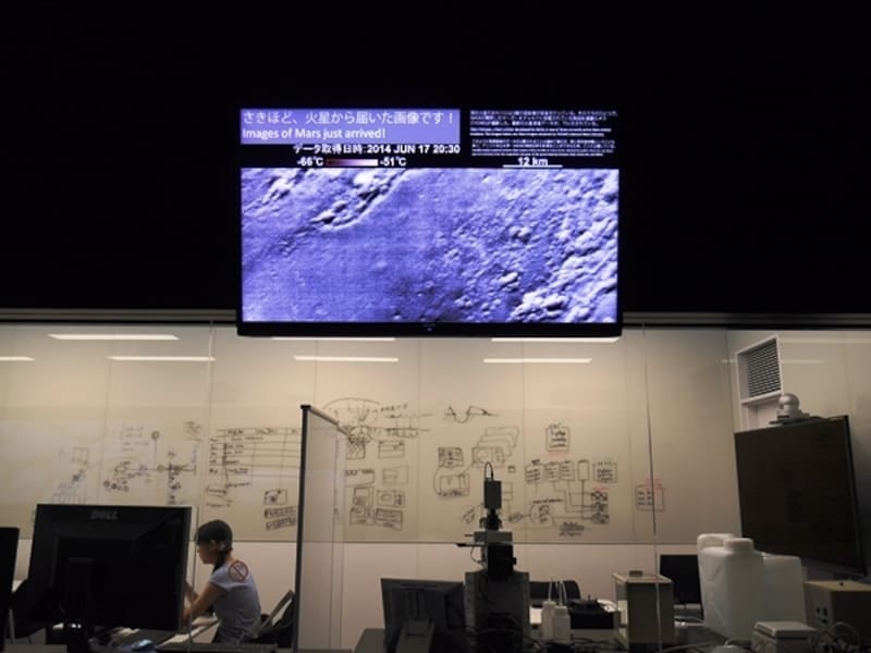 最新データがアップされる画面