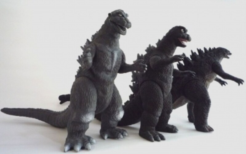 れきだいごじら3体