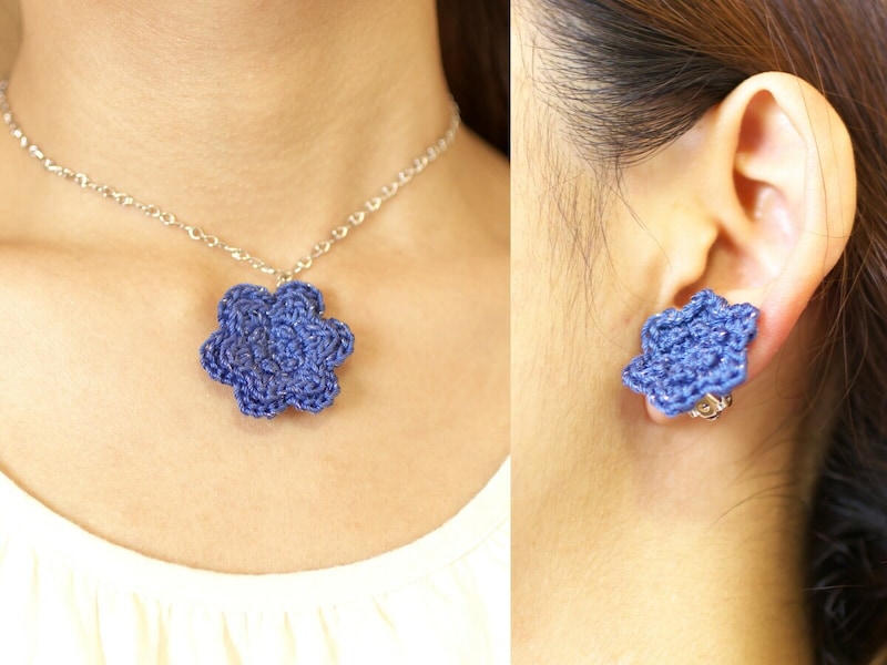 糸の太さでモチーフサイズが変わります。