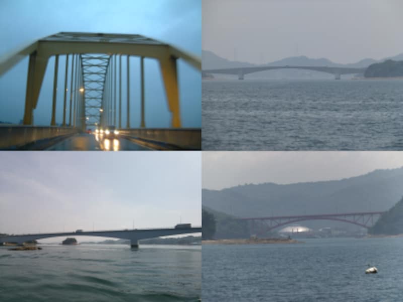天草五橋(大矢野橋、中の橋、前島橋、松島橋)