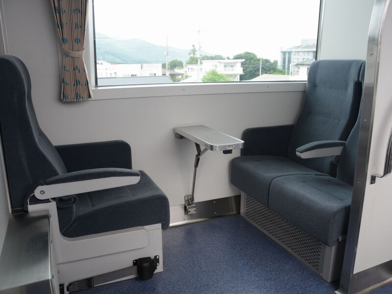 車椅子が利用できる2号車車端の席