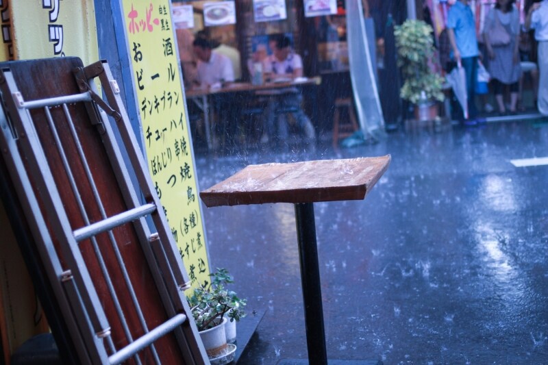 激しい雨