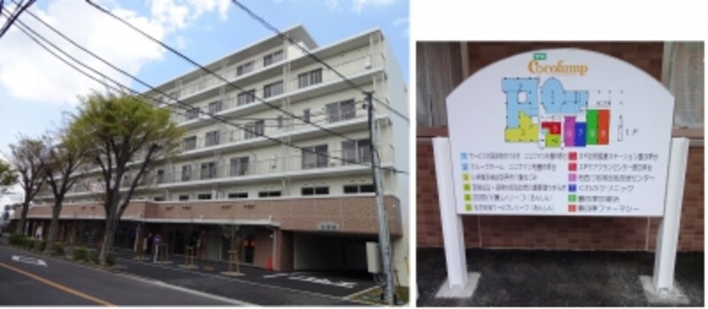 外観と看板