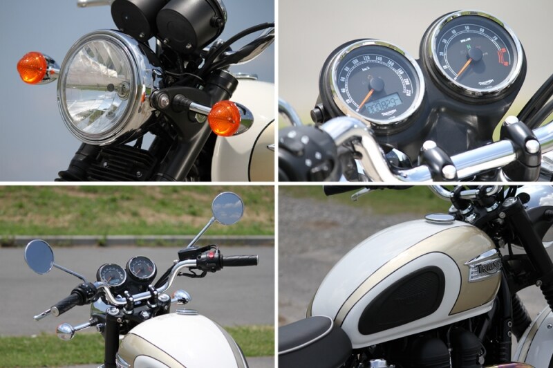 ハンドルポジションは遠すぎず手前すぎず、バランスの取れた設定とされている。