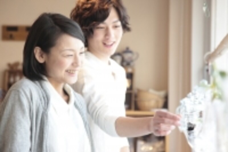 幸せそうなカップル